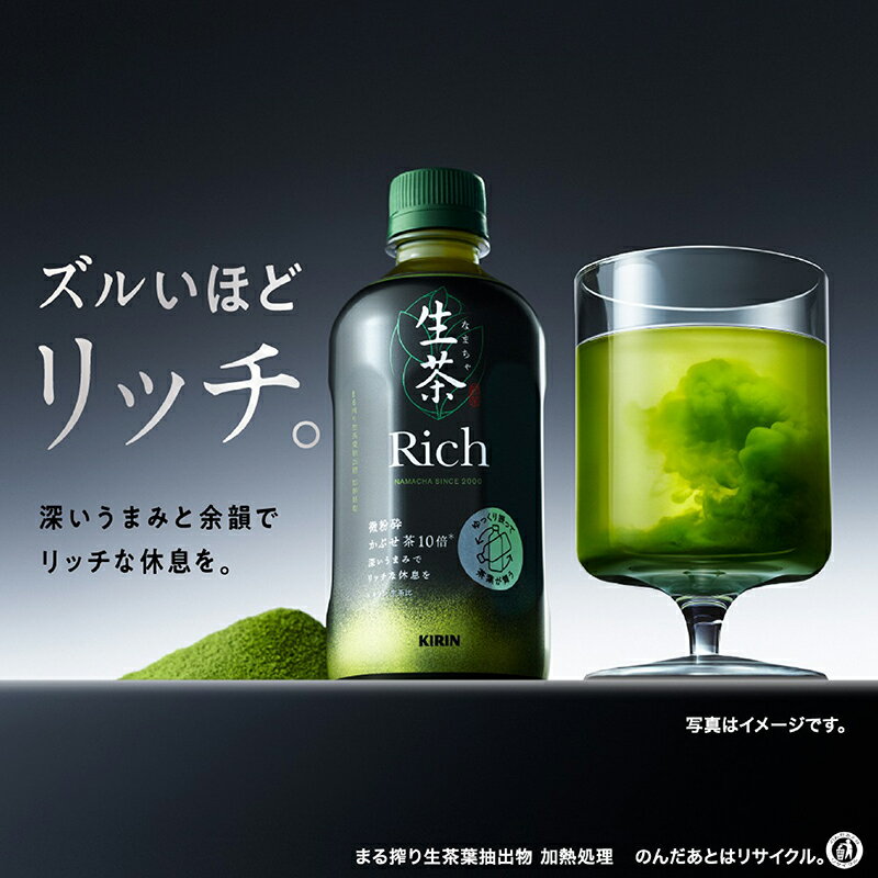 【ふるさと納税】キリン 生茶 リッチ 400ml × 24本 [B-00835] / お茶 生茶 リッチ ブレンド茶 緑茶 400ml ケース ギフト 箱買い まとめ買い キリンビバレッジ 送料無料