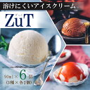 14位! 口コミ数「0件」評価「0」 ZuT 溶けにくい アイス 6個 (3種×各2) ミルク チョコレート イチゴ スイーツ デザート おやつ 人気 ジェラート ジャージー ･･･ 