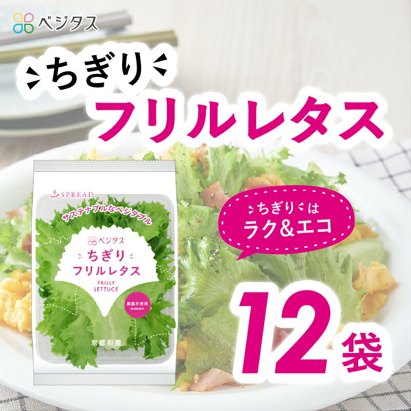 【ふるさと納税】 ベジタス ちぎり フリル レタス 12個入り 詰め合わせ 水耕栽培 新鮮 野菜 葉野菜 葉物野菜 サラダ …