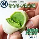 【ふるさと納税】 むらちゃ塩大福 6個入り 抹茶 天然塩 塩大福 大福 抹茶餡 抹茶あん 和菓子 冷凍 濃厚 抹茶スイーツ 抹茶デザート 宇治抹茶 お茶 お茶請...