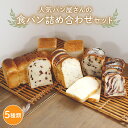 【ふるさと納税】 食パン詰合せセット(5種) パン 詰め合わせ セット 人気 おまかせ 京都 冷凍 ランダム 朝食 主食 おやつ 朝ごはん 5miche 綾部 ...