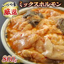 【ふるさと納税】 厳選 ミックス ホルモン 800g いづつ屋 ( 焼肉 BBQ 牛肉 ホソ タン 牛 肉 特製 タレ漬け ホルモン焼き もつ 小分け 冷凍 お...