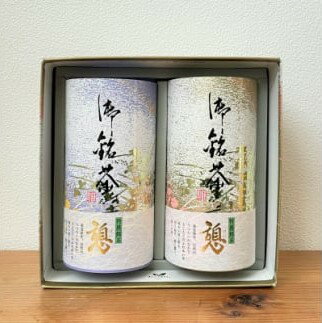 和束茶ギフトセット(竹)　煎茶150g×1、かりがね150g×1　上香園