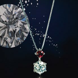 [京セラ]ペンダント[ルビー・天然ダイヤモンド]クレサンベール | 1.00ct 7月誕生石 プラチナ 京都 京都市 アクセサリー ジュエリー 宝石 ギフト 人気 贈り物 ご自宅用