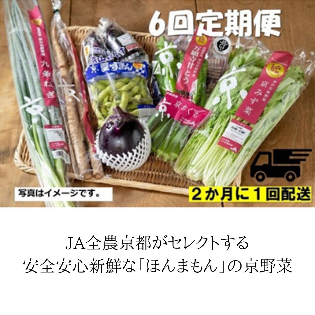 6位! 口コミ数「0件」評価「0」＜6回　定期便＞【JA全農京都】2か月に1回配送！季節の京野菜セット|京都 京都市 野菜 定期便 季節 京野菜 JA全農京都 セット 詰め合･･･ 