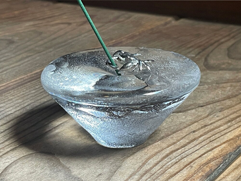 【ふるさと納税】【清課堂】ガラスの池 香立てセット(沢蟹)│京都 京都市 お香 香立て インセンス インテリア ガラス 透明 かに カニ 蟹 おしゃれ ギフト ...