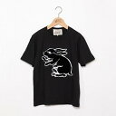 15位! 口コミ数「0件」評価「0」【beanxious( ビーアンキシャス )】直植毛フロッキーTシャツ ウサギ黒 Mサイズ | Tシャツ フロッキー M ブラック 黒 ウサ･･･ 