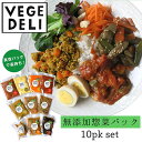 【ふるさと納税】【Organic Vege Annex】無添加惣菜10パックセット  ベジデリ 京都の無農薬野菜 使用 化学調味料無添加 ベジアネックス