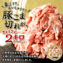 【ふるさと納税】《レビューキャンペーン》豚肉 こま切れ 2kg ( 250g × 8パック ) | 肉 お肉 ぶた 小間切れ こまぎれ 小分け 真空 パック 生姜焼き 豚汁 豚丼 料理 調理 お取り寄せ グルメ ギフト 贈答 プレゼント 人気 おススメ 京都府 京都市 2