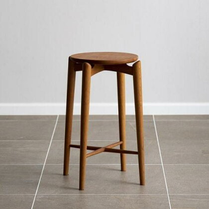 【FILE FURNITURE WORKS】ハイスツール チェリー（FH2-F High stool）| インテリア チェア 椅子 デザイン 京都 FILE FURNITURE WORKS ギフト お祝い 国産家具