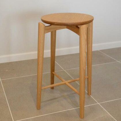 【FILE FURNITURE WORKS】ハイスツール オーク（FH2-F High stool）| インテリア チェア 椅子 デザイン 京都 FILE FURNITURE WORKS ギフト お祝い 国産家具