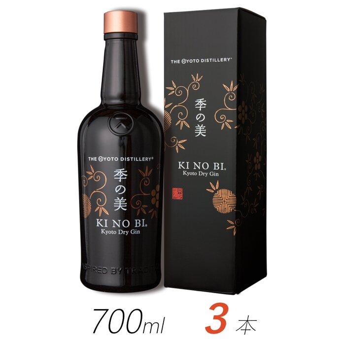 18位! 口コミ数「0件」評価「0」【京都蒸溜所】季の美　京都ドライジン　700ml×3本 | KINOBI きのび　ドライジン ジン お酒 酒 リキュール カクテル 洋酒 人･･･ 