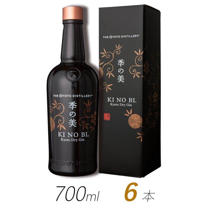 【ふるさと納税】【京都蒸溜所】季の美　京都ドライジン　700ml×6本 | KINOBI ドライジン ジン 酒 お酒 リキュール 洋酒 人気 おすすめ 送料無料 ギフト 贈り物 プレゼント