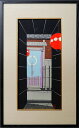 【ふるさと納税】【芸艸堂】加藤晃秀 木版画「雪路地」(額付)