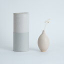 【ふるさと納税】【瑞光窯-ZUIKOU-】フラワーベース&ドライフラワー No.002 Ecru Beige × スターフラワー 花 花瓶 陶磁器 シンプル 京...
