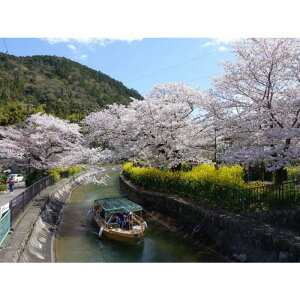 【ふるさと納税】【びわ湖疏水船:三井寺便】春シーズン先行予約権(2名様分の乗船予約の権利)