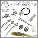 【ふるさと納税】【かざりや鐐】ギフト券 30,000円分 | 京都 銀細工 工房 アクセサリー 利用券 商品券 人気 おすすめ ギフト プレゼント お取り寄せ ...
