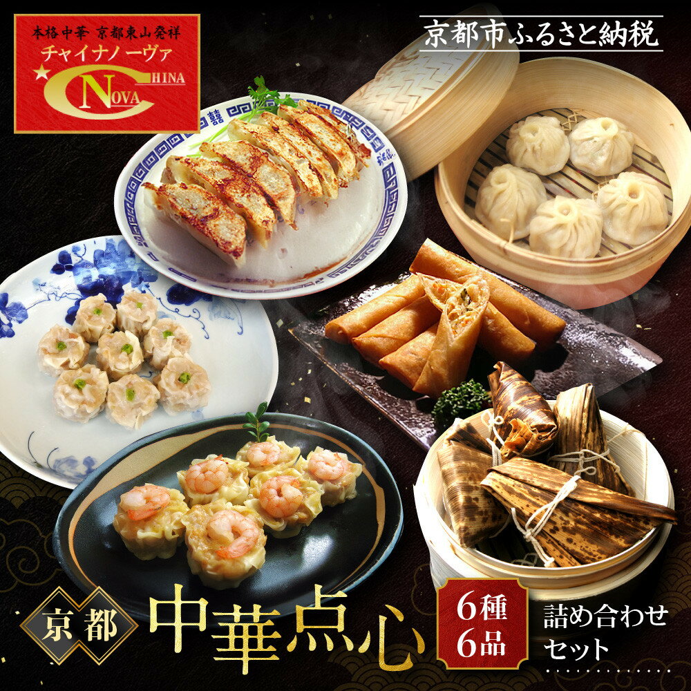 【ふるさと納税】【チャイナノーヴァ】京中華点心詰め合わせセット(6種6品)[ 京都 本格中華 台湾出身シェフ 人気 おすすめ 中華 中華料理 点心 お惣菜 簡単...
