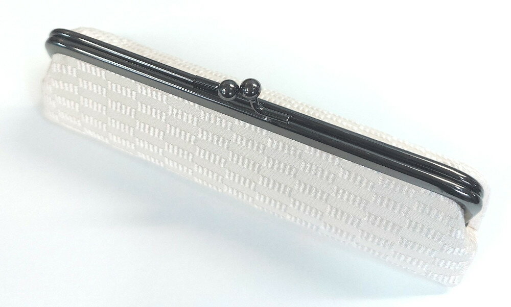 [西陣活性化を応援!]西陣織ペンケース(白薄ピンク) | 京都市 京都 西陣織 ペンケース 眼鏡ケース 眼鏡入れ 筆箱 ポーチ 小物入れ ギフト 贈答 お祝い 内祝 内祝い お祝い返し 誕生日 ギフト プレゼント