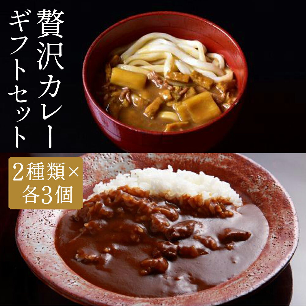 【ふるさと納税】【菊乃井】《料亭のエッセンスを詰め込んだ！》贅沢カレーギフトセット | カレー ビーフカレー カレーうどん 各3袋 ギフト 逸品 老舗 料亭 お取り寄せ グルメ ご当地 ギフト お祝い 内祝い ご自宅用 ご家庭用 菊乃井 京都府 京都市のサムネイル