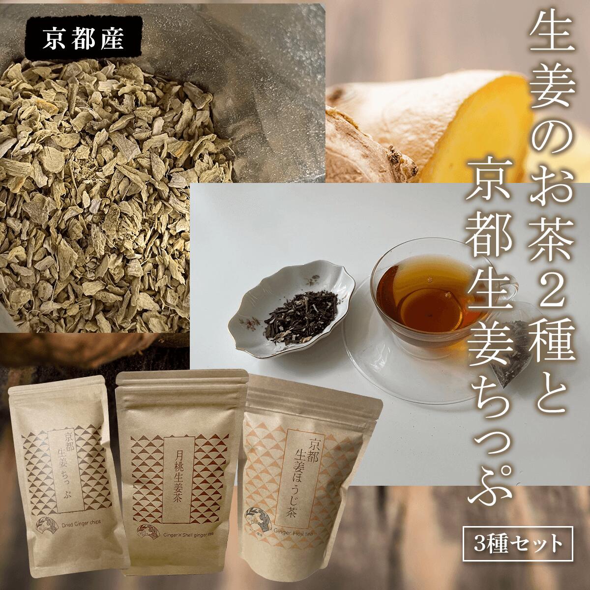 【ふるさと納税】 生姜のお茶2種と京都生姜ちっぷセット ふるさと納税 生姜 新生姜 生姜茶 ほうじ茶 お茶 京都府 福知山市 FCBG005のサムネイル