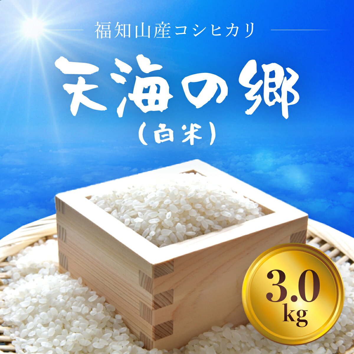 福知山産コシヒカリ『天海の郷』天空に広がる天海の郷 3kg(白米)ふるさと納税 こめ コメ 米 コシヒカリ こしひかり おいしい 美味しい 白米 精米 天空 雲海 天海の郷 京都府 福知山市