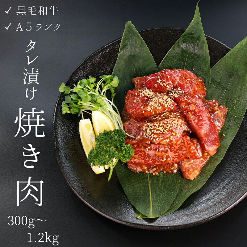 厳選 国産 黒毛和牛 A5 タレ漬け 焼肉 用 モモ バラ 300g 牛肉 お取り寄せ グルメ 焼き肉 味付け肉 肉 モモ肉 バラ肉 牛 BBQ バーベキュー 冷凍 和牛 プレゼント 贈り物 肉 お祝い 贅沢 贈答 熨斗