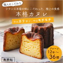 【ふるさと納税】カヌレ 12個 / 24個 / 36個 プレーン 個包装 冷凍 スイーツ 焼き菓子 お菓子 フランス菓子 人気 洋菓子 伝統菓子 おやつ アフタヌーンティー おすすめ かわいいお菓子 カリカリ ご褒美 贅沢 プチ贅沢 ギフト パーティー お取り寄せ グルメ 高評価 京都 舞鶴