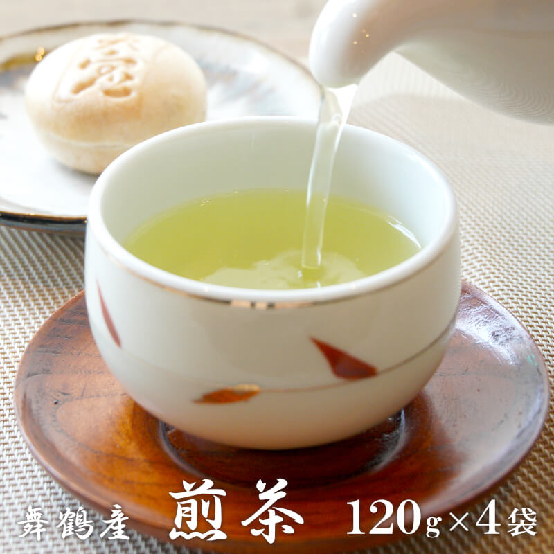 [7月から新茶] お茶 120g×4袋 日本茶 京都 舞鶴産 煎茶 リーフ 緑茶 茶葉 舞鶴茶 [送料無料]