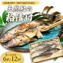 【ふるさと納税】天然鮎の粕漬け 6匹/12匹 【 由良川漁協 あゆ 鮎 アユ 魚 魚介 川魚 海鮮 漬け魚 粕漬け 酒粕 天然 大人 贅沢 おつまみ 酒の肴 珍...