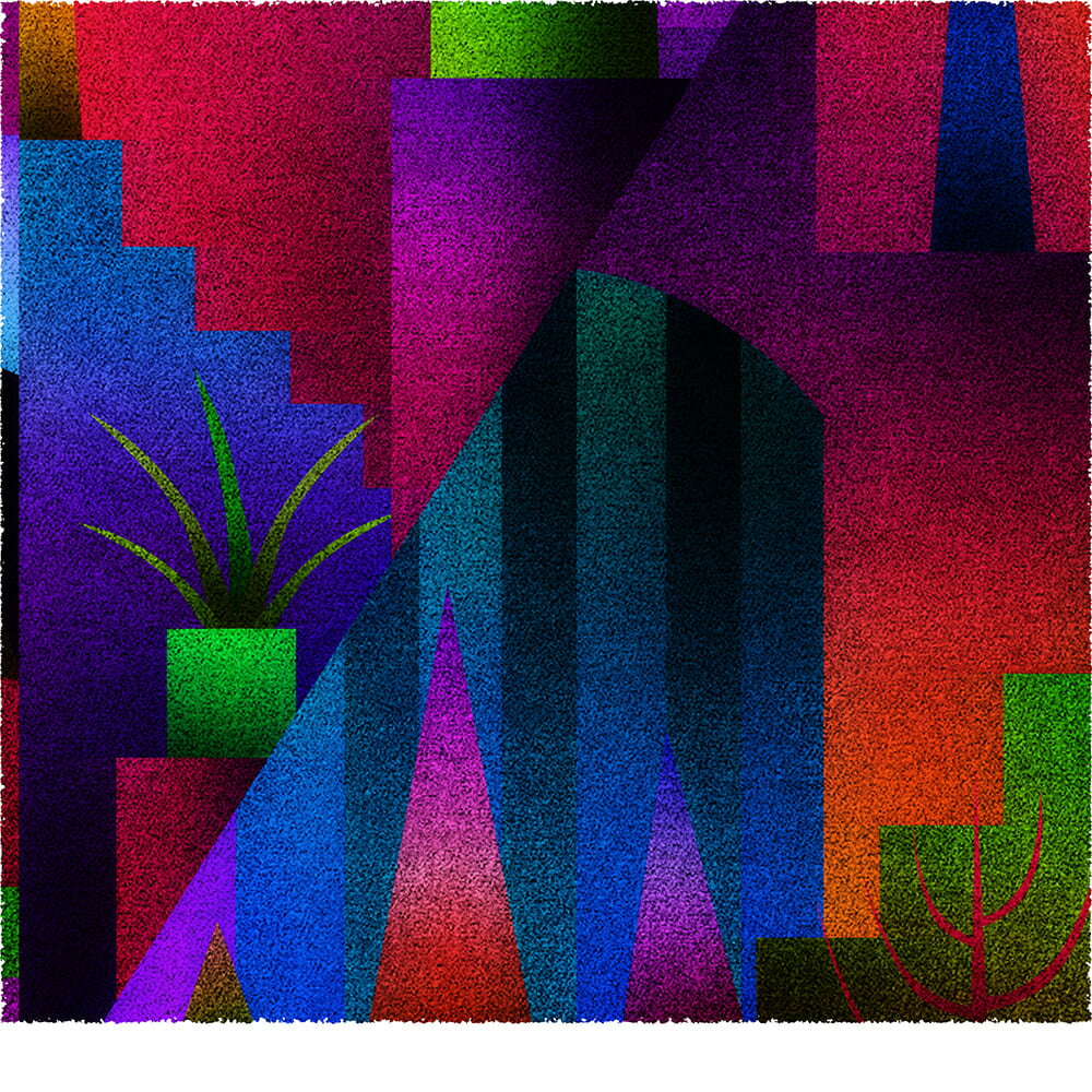 【ふるさと納税】【絵画】 ピエゾグラフ 「彩と光」 額装サイズ 266mmx266mm 【 しかくいえ ピエゾグラフ 額入り 額縁付 アート インテリア 現代版画 絵画 版画 贈り物 贈答 プレゼント ギフト 綾部 京都 】