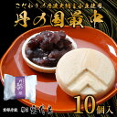 【ふるさと納税】丹波大納言小豆 丹の国もなか 10個入 | 丹波大納言使用 最中 あんこ 餡子 小豆 あずき 和菓子 わがし お菓子 おかし おやつ 贈り物 ギ...