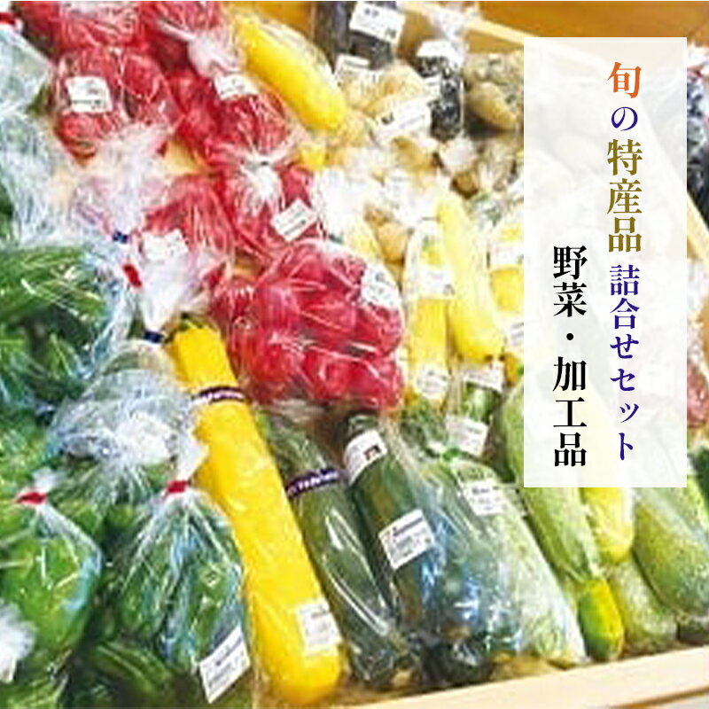 旬の特産品詰合せセット(野菜・加工品) 新鮮 特産品 セット ご当地 セット 農作物 詰め合わせ 京都 綾部[送料無料]