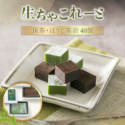 中村藤吉本店 チョコレート 抹茶 ほうじ茶 各1箱 生ちゃこれーと 送料無料 京都 宇治 詰め合わせ お菓子 スイーツ お土産 デザート おやつ AZ52