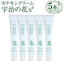 21位! 口コミ数「0件」評価「0」カテキンクリーム宇治の花 50g ×5本セット　保湿 クリーム 美白　CC16