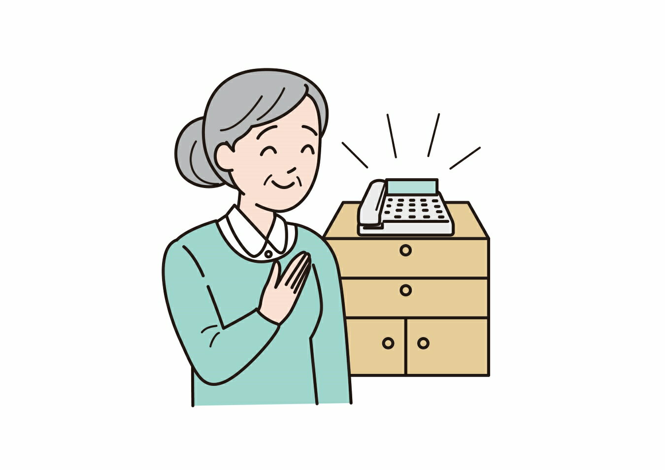 【ふるさと納税】みまもりでんわサービス携帯（6か月）　日本郵便 郵便局　BU008