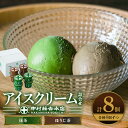 【ふるさと納税】《中村藤吉本店》濃厚で豊かな味わいのアイスクリーム詰合せ(2種・計8個) 宇治茶 宇治抹茶 抹茶 ほうじ茶 アイス アイスクリーム スイーツ デザート 【uj-AZ001-A】【中村藤吉本店】