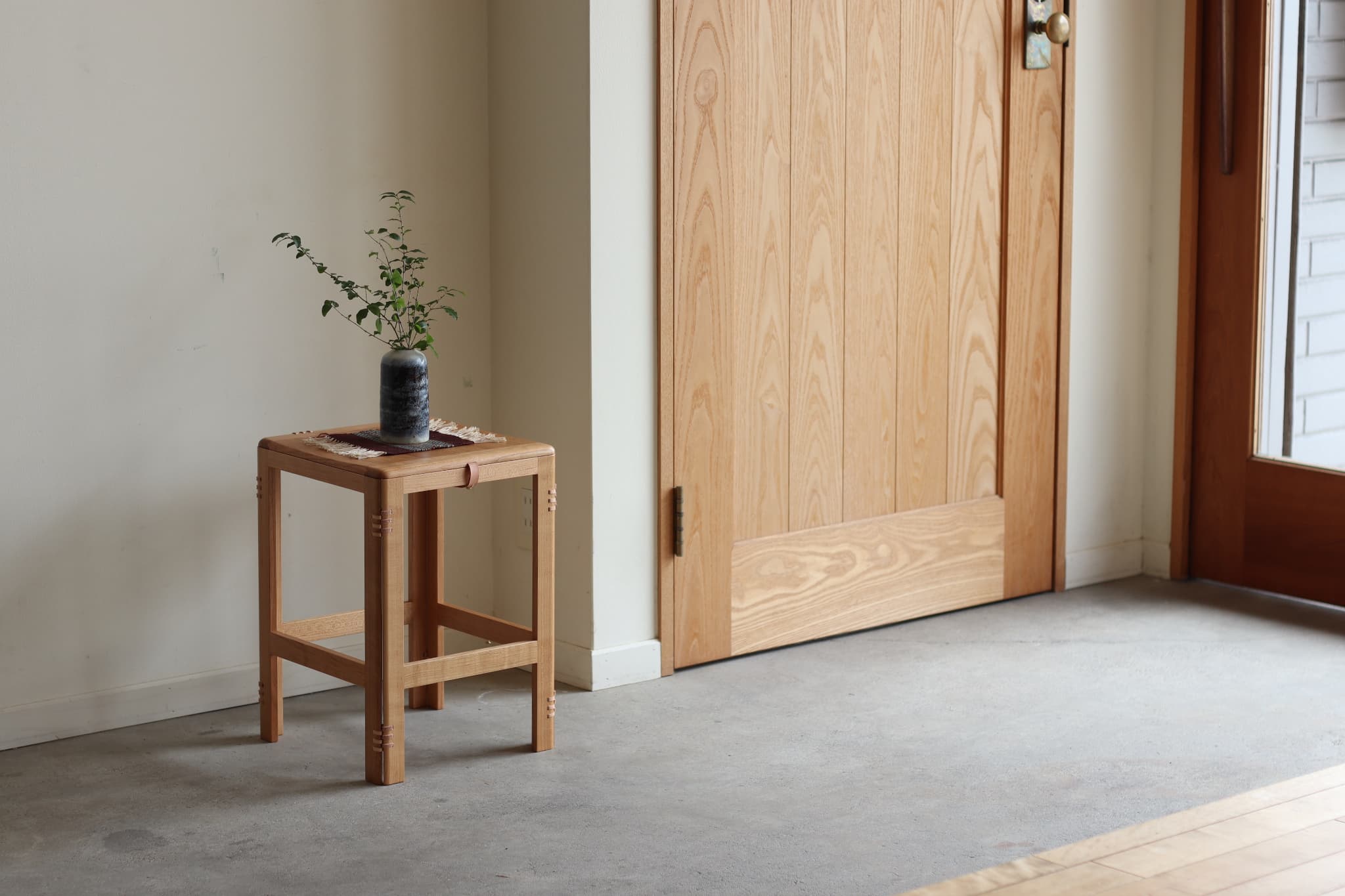 【ふるさと納税】木製折り畳み椅子「patol stool」 板座(1脚) 家具 インテリア スツール イス 木 折り..