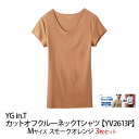 【ふるさと納税】グンゼ YG in.T カットオフクルーネックTシャツ【YV2613P】Mサイズ スモークオレンジ3枚セット GUNZE　【 ファッション 服 男性 メンズ インナー 】