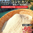 【ふるさと納税】【令和6年産先行予約】米 定期便 5kg×12ヶ月 60kg コシヒカリ 佐伯の里の源流米 希少 農家直送 令和6年産 新米 白米 5キロ 12回 低農薬米 減農薬米 京都丹波産 こしひかり 生活応援※北海道 沖縄 離島の配送不可 発送月選択