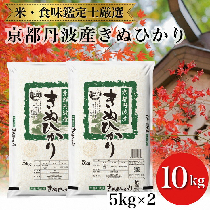 【ふるさと納税】訳あり 京都丹波産 きぬひかり 5kg×2 計10kg ※米食味鑑定士厳選 ※精米したてをお届け【京都伏見のお米問屋が精米】《コロナ支援 緊急支援 米 令和5年産》※沖縄本島・離島への配送不可