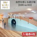 【ふるさと納税】自然を感じる遊び場【KIRI no KO】入場券4枚《屋内 館内 施設利用 チケット パス 子ども 家族 親子 キッズ 幼児 未就学 関西 京都...
