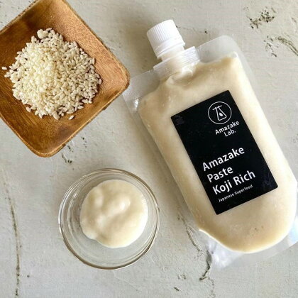 麹の甘味料! こうじ あまざけ ペースト 「Amazake Paste Koji Rich」3本 & こうじ調味料手作りキット☆亀岡市 楽天ショップ・オブ・ザ・マンス2020年10月ふるさと納税賞受賞!