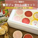 【ふるさと納税】いちごよりいちごを感じるジェラート&季節のおすすめ 6個入り