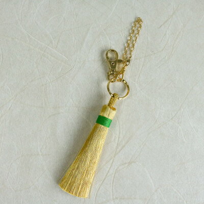 【ふるさと納税】【燦彩糸】タッセルチャーム大(緑)【1124149】