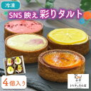 【ふるさと納税】SNS映え彩りタルト 4個入り トルテのさんぽ【配送不可地域:離島】【1565834】