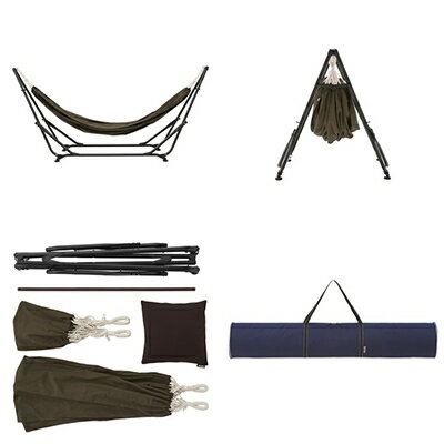 【ふるさと納税】3WAY スタンドハンモック アウトドアやキャンプ場でゆったりリラックスできます。73178008【1667159】