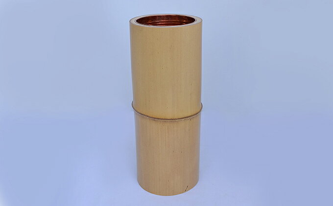 【ふるさと納税】寸胴 寸渡 竹製 晒 φ10～13 H30cm 生け花用 生け花 花瓶 花器 インテリア ガーデニング 工芸品 小物 雑貨