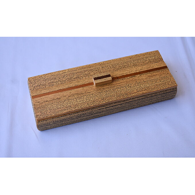 ペンケース 胡麻竹 竹製 21×7.5×高さ5cm 工芸品 雑貨 日用品 文房具