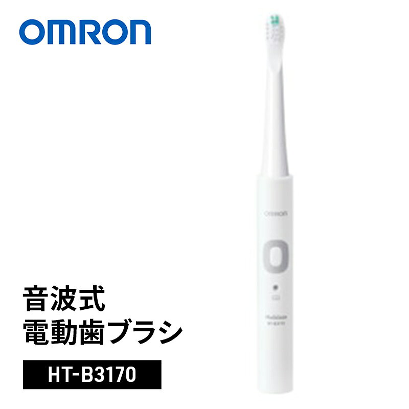 オムロン 音波式電動歯ブラシ HT-B3170 omron 電動歯ブラシ 歯ブラシ 充電式 音波振動 立体微振動 歯垢除去 ステイン除去 薄型ヘッド オーラルケア ギフト 日用品 敬老の日 旅行 持ち運び